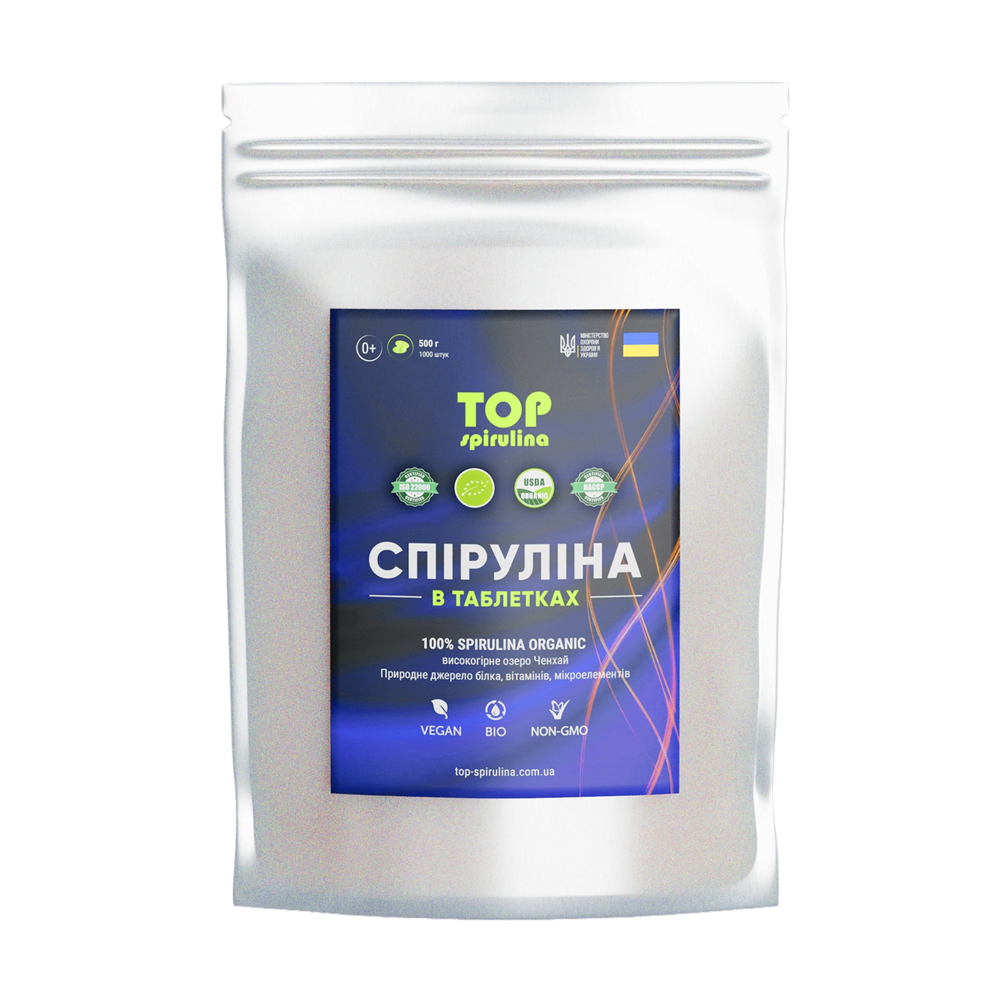 Спіруліна TOP Spirulina, 1000 таблеток